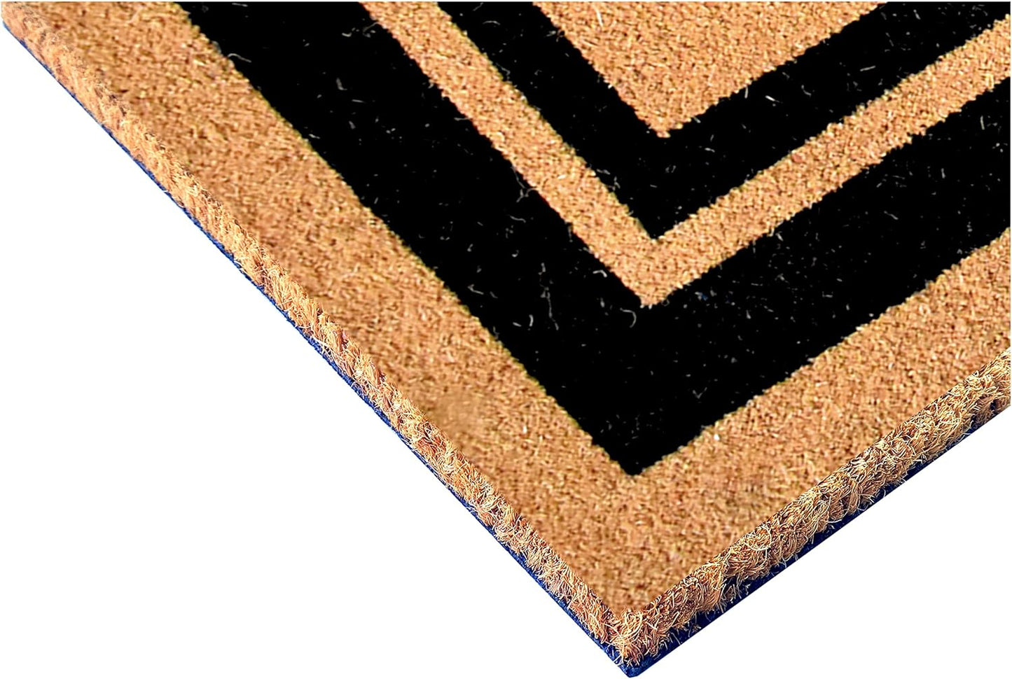 Calloway Mills 152963672R Black Border 36" x 72" Monogram Doormat Letter (R)