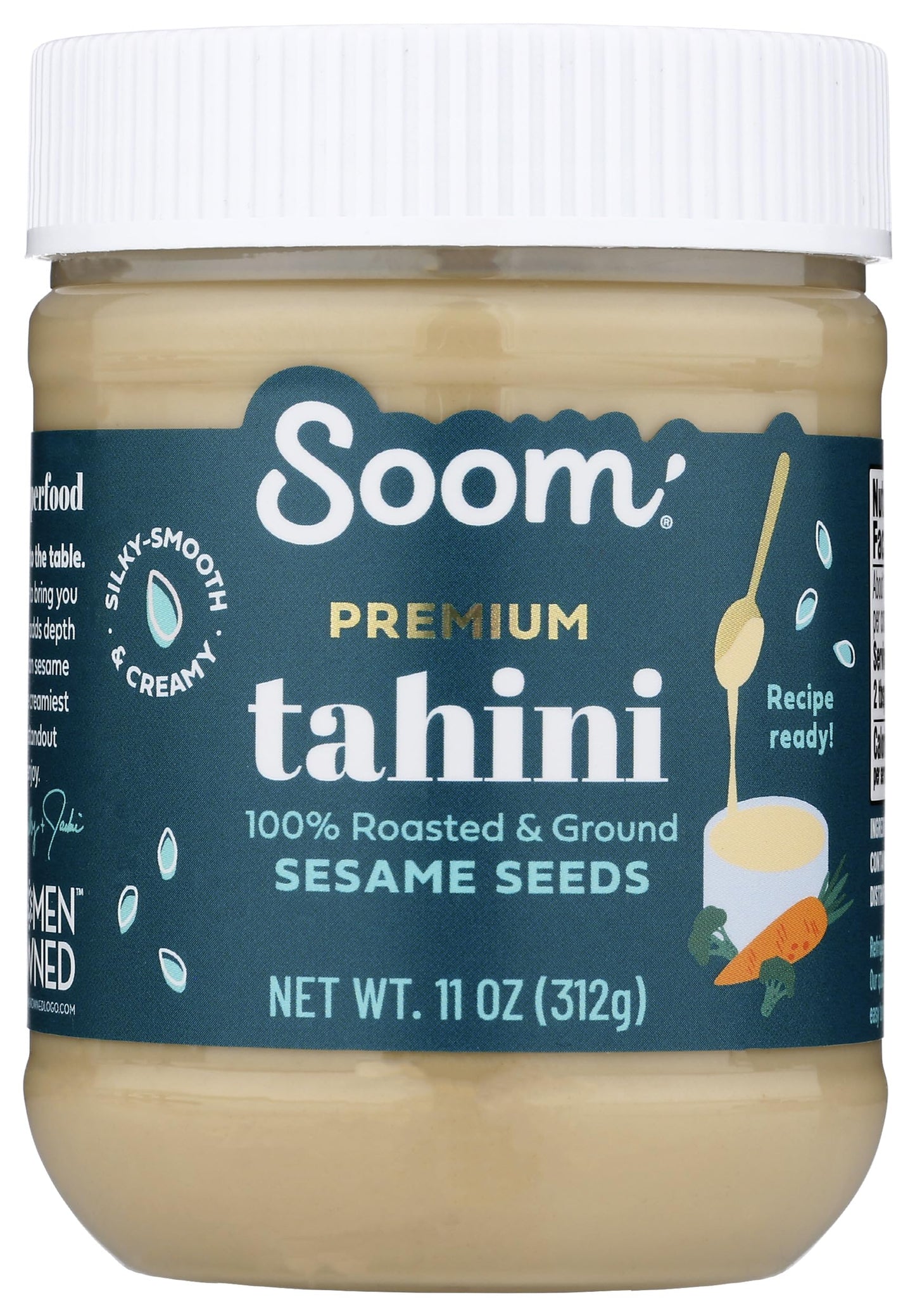 SOOM FOODS enhanced Tahini  11 OZ