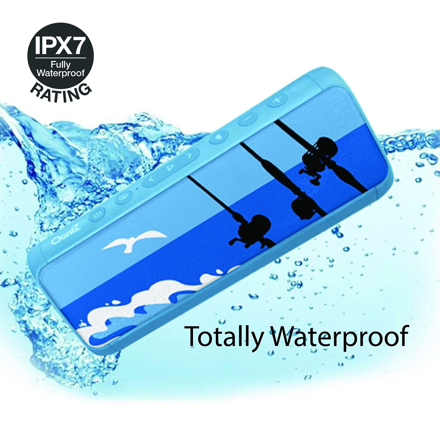 Oontz Pro Portable Bluetooth Speaker 5.0-21W High-Power Audio, Deep Bass Boost, Dual Stereo Pairing, Ipx7 Waterproof, 100Ft Rang