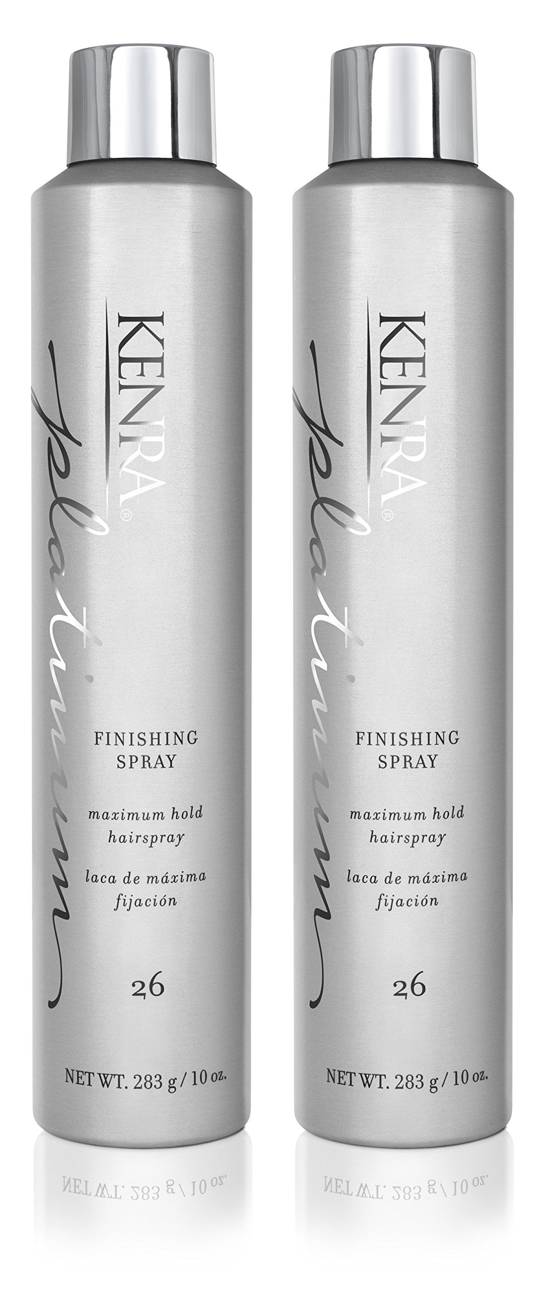 Kenra Platinum Finishing Spray 26 50% | Maximum Hold Hairspray | Fast-drying, Non-Flaking, Non-Drying | Humidity-Resistant |All-
