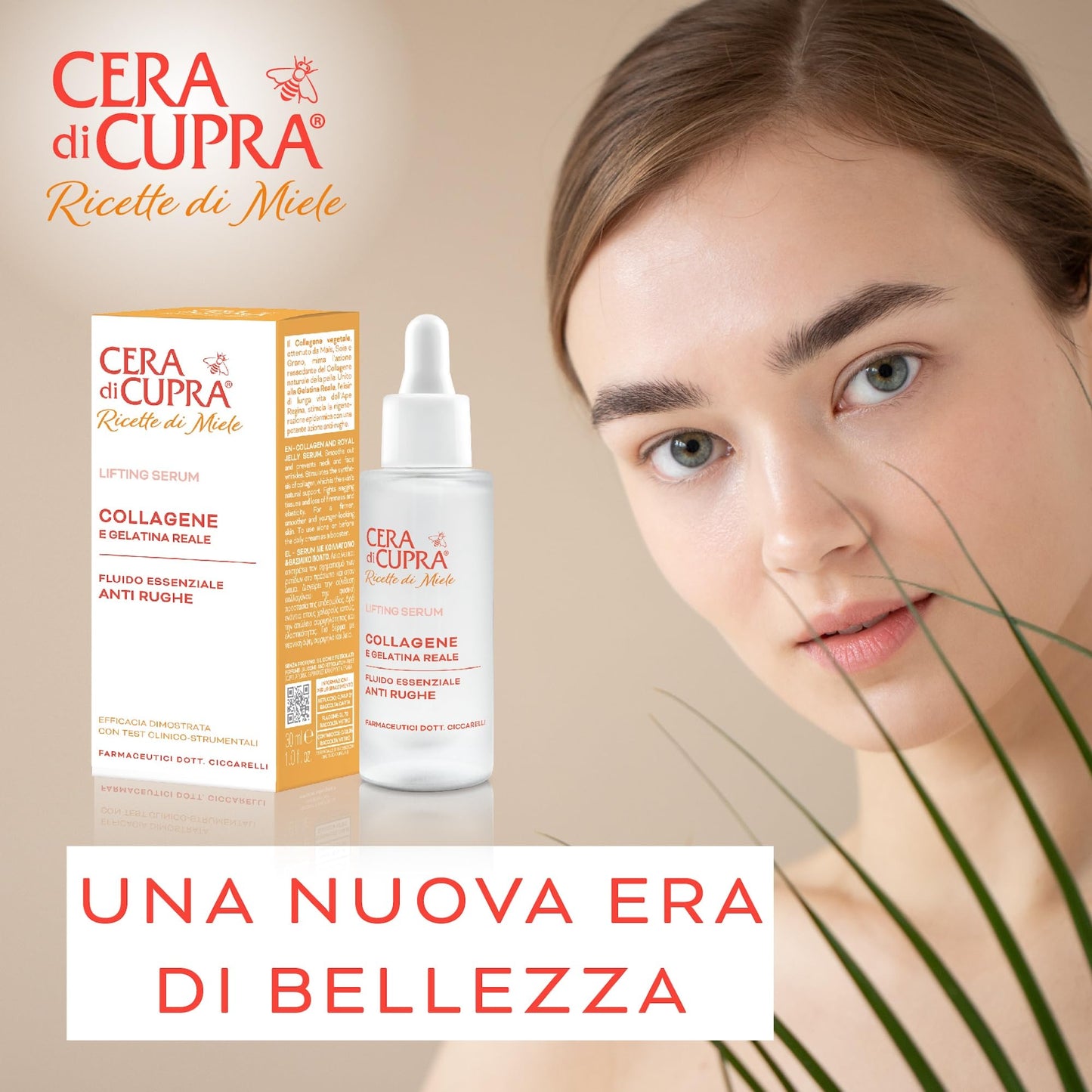 CERA DI CUPRA - Collagen and Vitamin Serum - Concentrated Anti-Aging Solution - Multivitamin Complex for Skin Reconstruction (30
