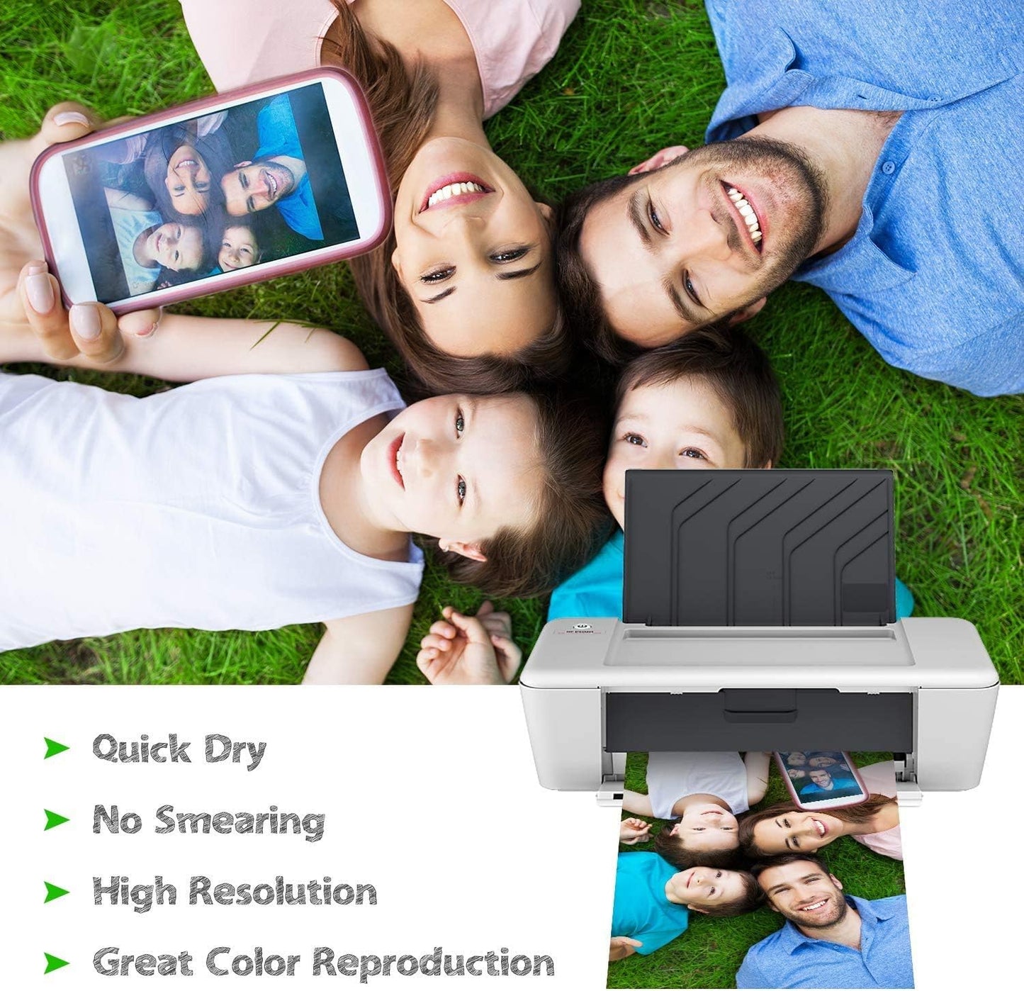 Koala Ultra Premium Photo Paper 8.5x11 In Glossy Photo Printer Paper for Inkjet Printer Water Resistant 50 Sheets 72lb