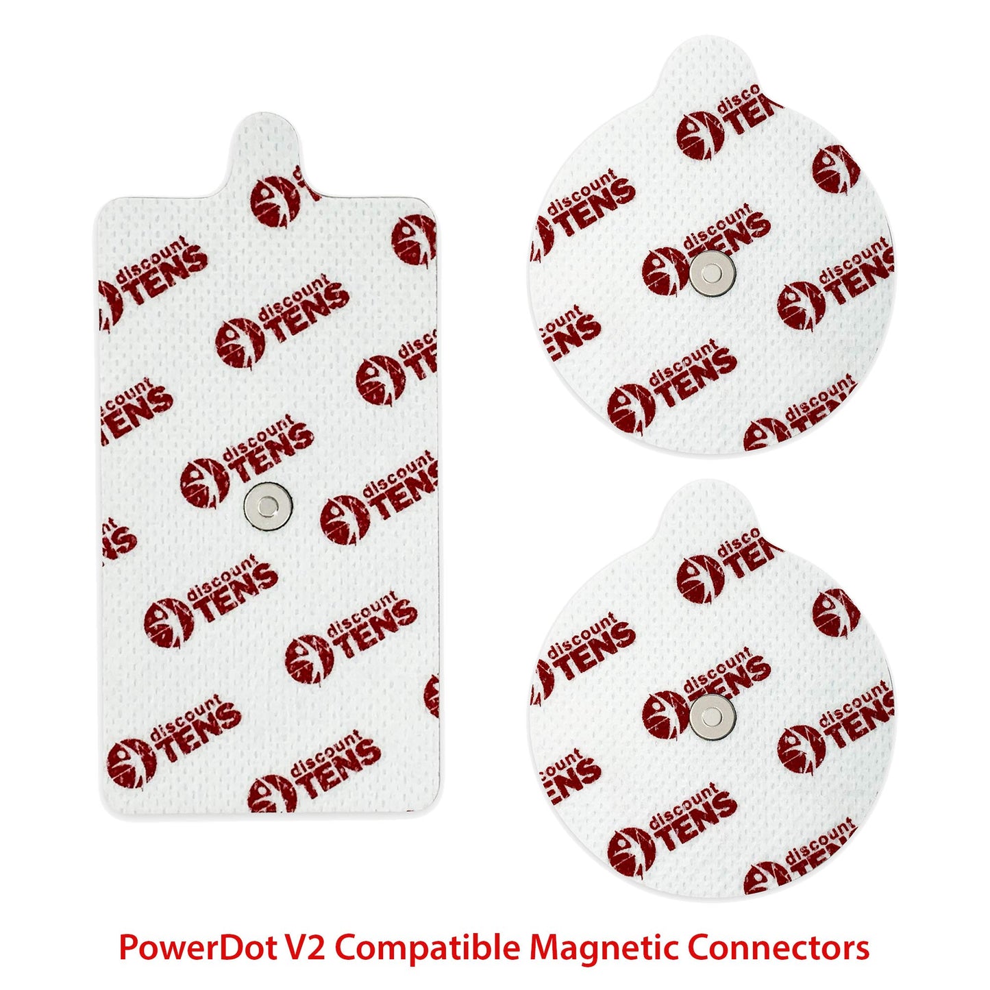 Discount TENS - PowerDot 2.0 Compatible Electrodes – 12 Premium Magnetic Connector Electrodes, Self-Adhesive Muscle Stimulation Pads for Recovery, Performance & Pain Relief. New and Improved!