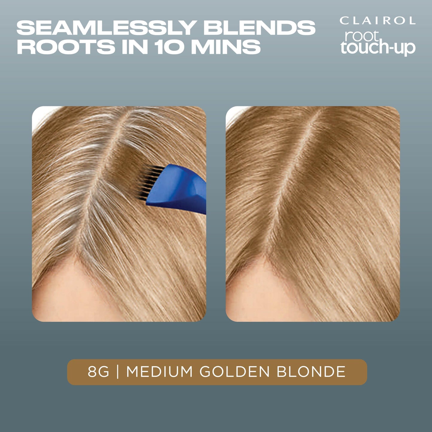 Clairol Root Touch-Up by Nice'n Easy Permanent Hair Dye, 8G Medium Golden Blonde Hair Color, Pack of 1