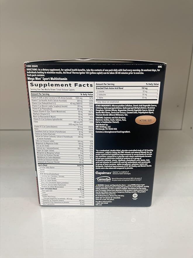 GNC Men's Ripped Non-Stimulant Formula | 30 Servings