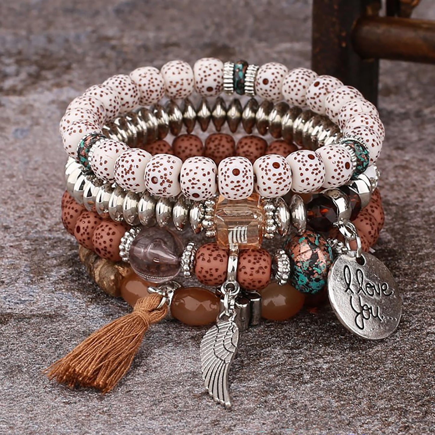 yolrdiw Therian Stuff Emo Grunge Fingerless Gloves Cute Cat Ears Hat Fairycore Stackable Bracelets
