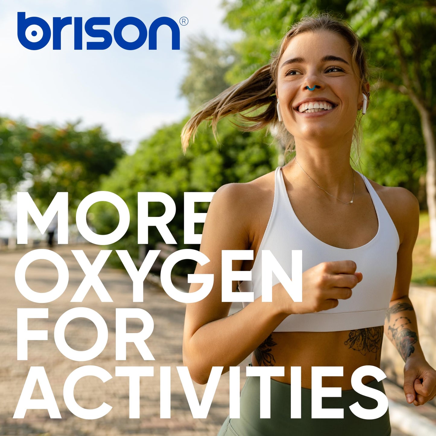 Brison Nasal Dilators for Breathing and Sleeping - 2 Pack Anti Snoring Nose Vents Opener for Better Breathing Sleeping and Activity Improves Airflow - 2pcs