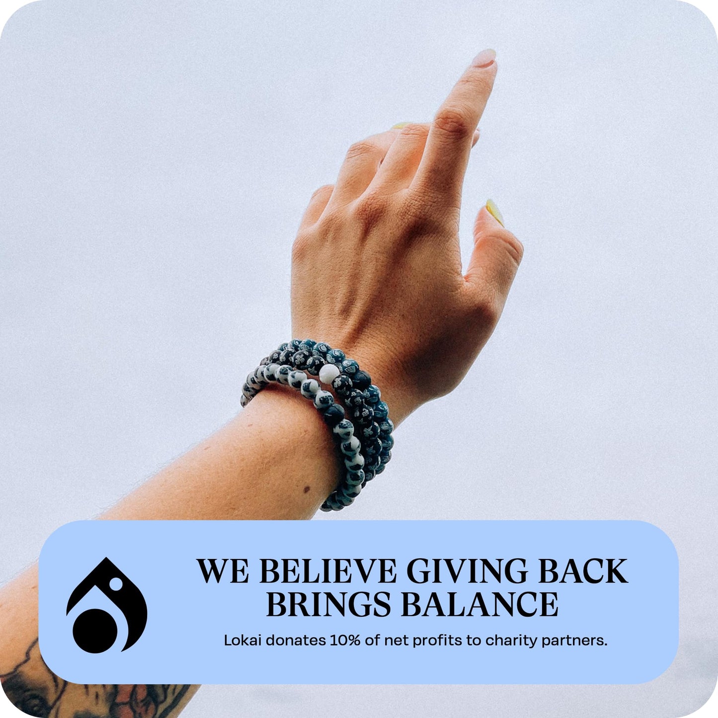 Lokai Silicone Beaded Bracelet for Men & Women, NFL Football Collection - Philadelphia Eagles, Green Logo, Large - Silicone Jewe