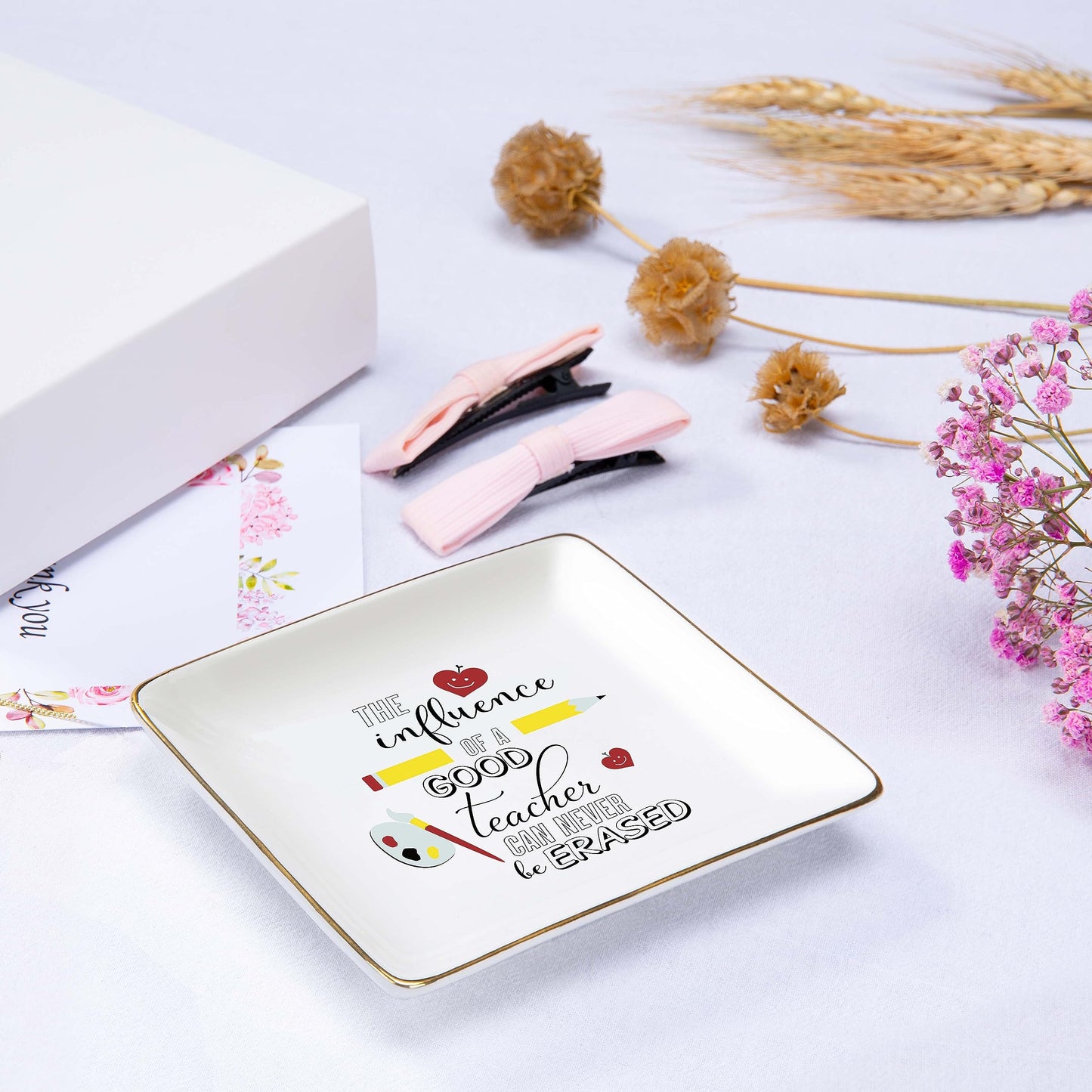 Topthink The influence of A Good Teacher Can Never Be Erased-Teachers Appreciation Week Gifts - Thanksgiving Birthday Christmas