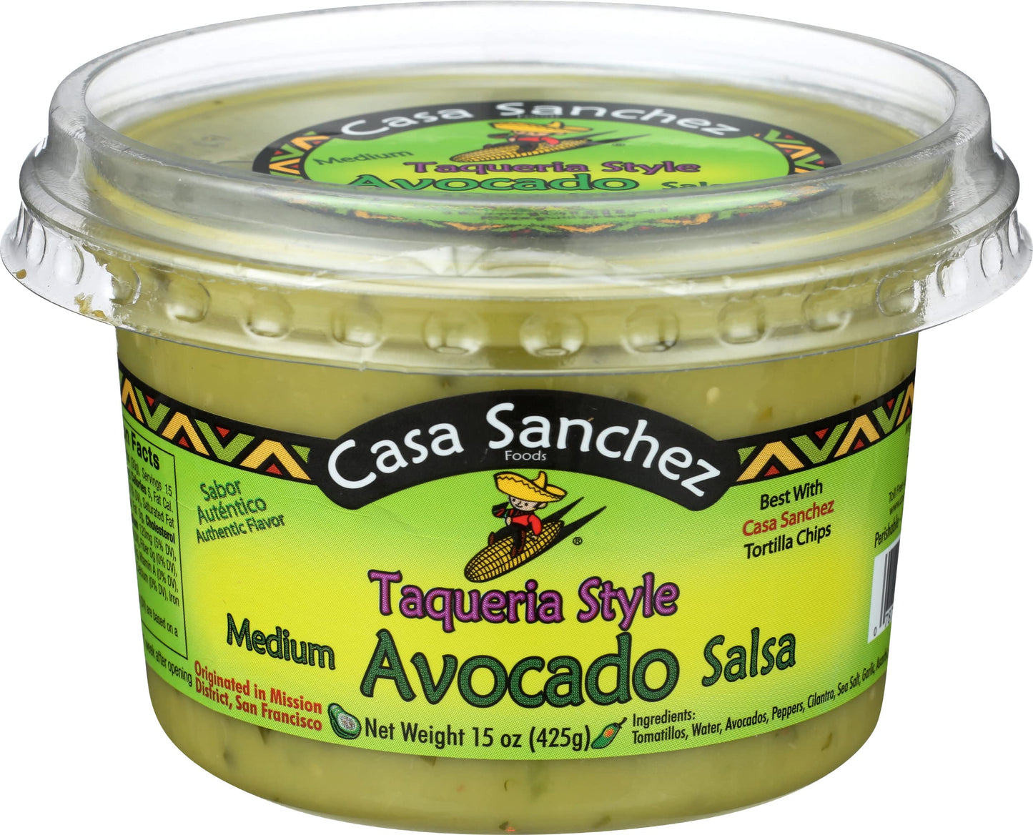 CASA SANCHEZ Taqueria Avocade Salsa, 15 OZ