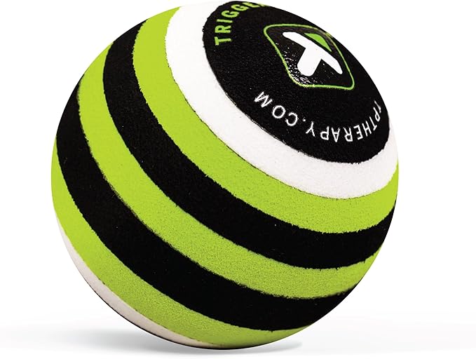 Trigger Point MB1, Balle De Massage, Massage Pronfond Des Tissus Muscluclaires, Vert, Blanc Et Noir, 2.6''/5cm