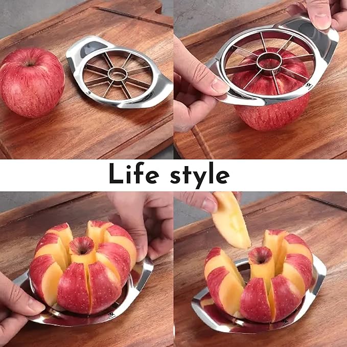 Pineapple Cutter and Corer Tool – Stainless Steel Pineapple Slicer with Easy Grip Handle – 2-in-1 Fruit Peeler, Corer & Slicer for Perfect Pineapple Rings – Kitchen Gadget for Home & Chefs