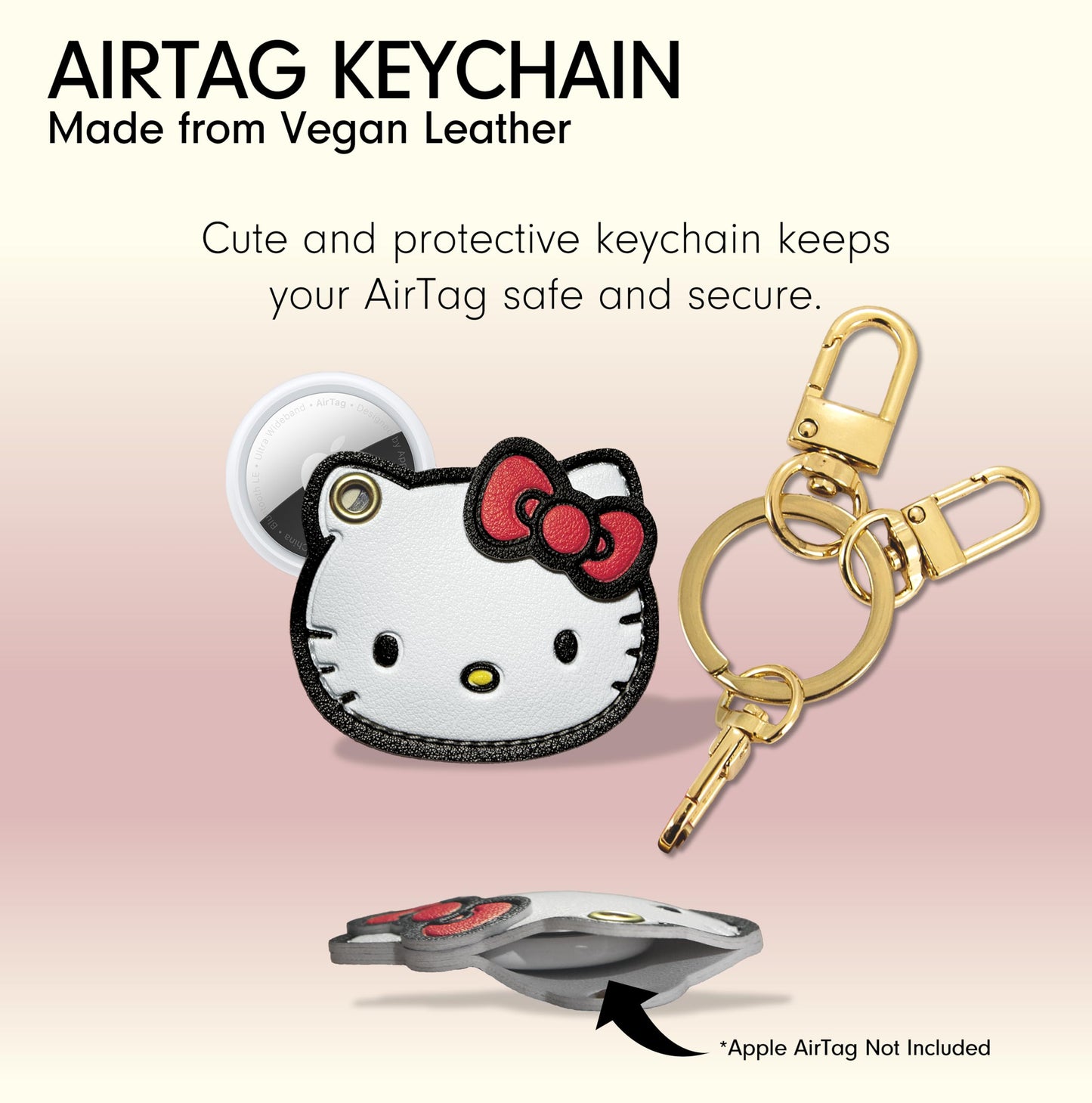 Sonix X Sanrio Character Keychain Case Compatible With Apple Airtag | Protective Airtag Cover Keychain | Hello Kitty