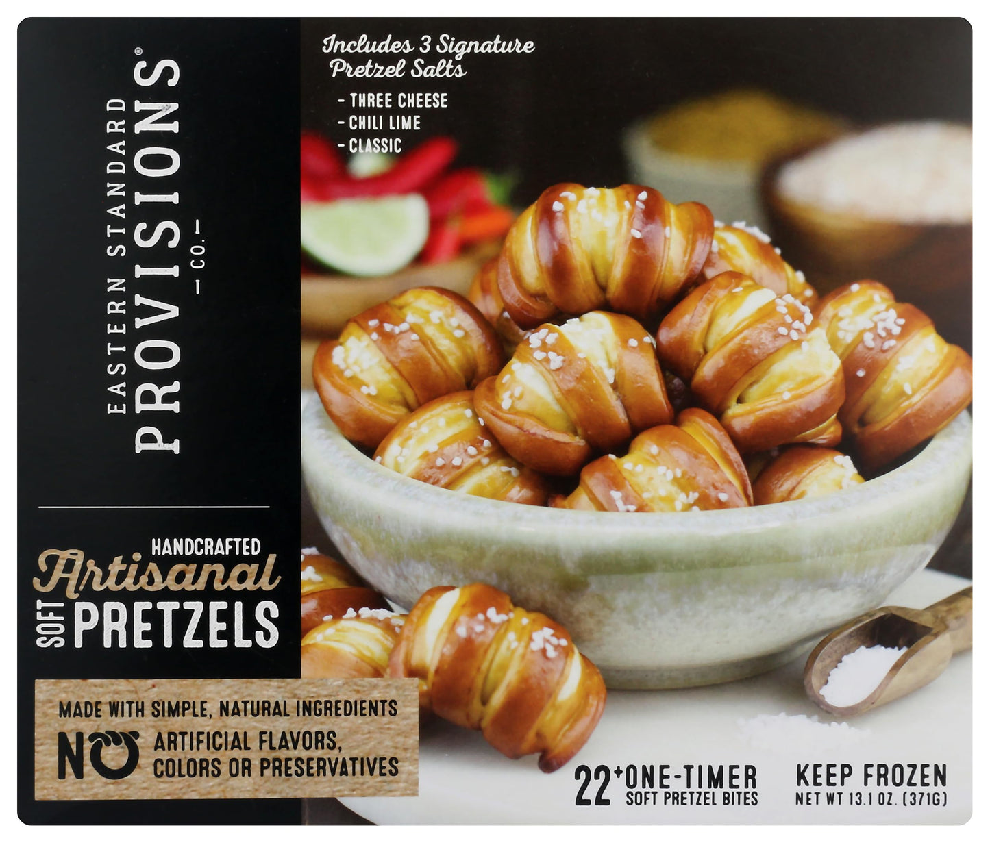 Eastern Standard Provisions One Timer Bites Artisanal Soft Pretzel Bites, 12.18 OZ