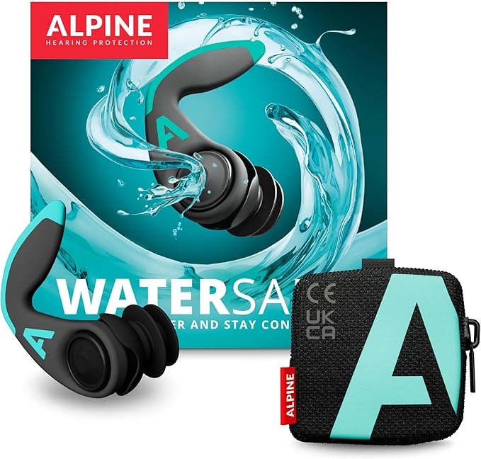 Alpine WaterSafe Pro - Ear Plugs for Swimming and Surfing – for Adults - Waterproof - Comfortable - Secure Fit - for Water...