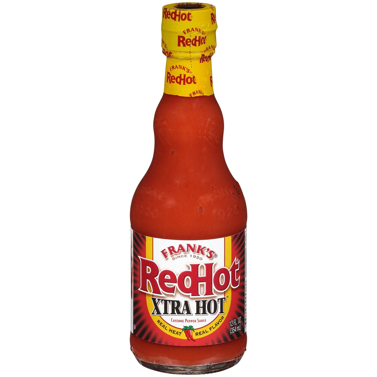 Frank s RedHot Xtra Hot Cayenne Pepper Hot Sauce, 12 fl oz
