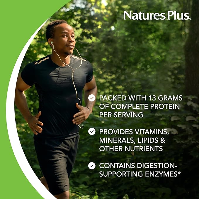 Natures Plus Source of Life Energy Shake, Creamy Granola - 5 lbs, Pack of 2 - Provides 13g Complete Protein, Vitamins & Minerals - Non-GMO, Gluten Free, Vegetarian - 116 Total Servings