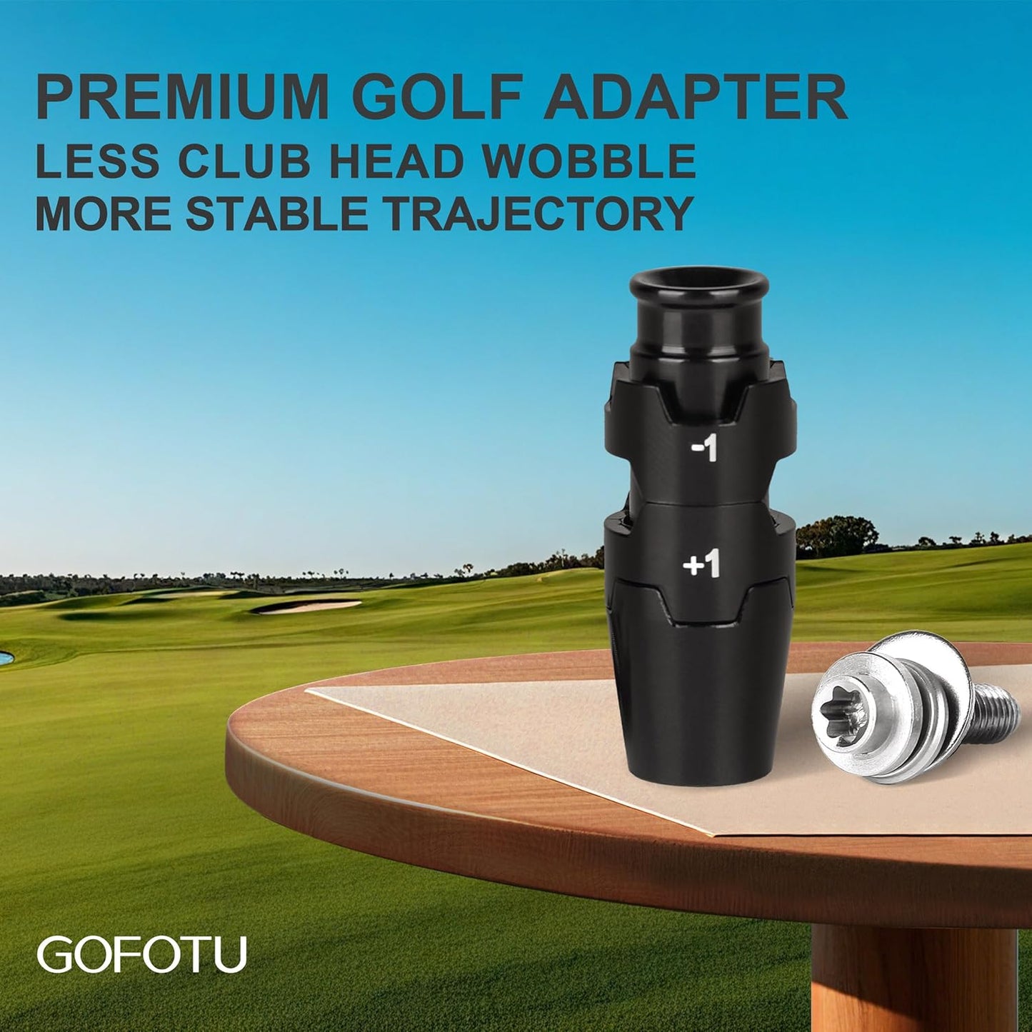 2PCS .335 Golf Adapter Sleeve for Callaway Ai Smoke, Paradym, Mavrik,Epic Flash Fairway Wood RH