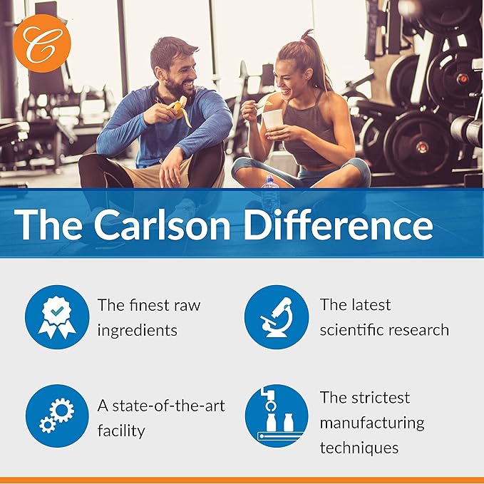 Carlson - B Compleet 50, Balanced Vitamin B Complex, Energy Production, Cellular Support & Optimal Wellness, 250 Tablets