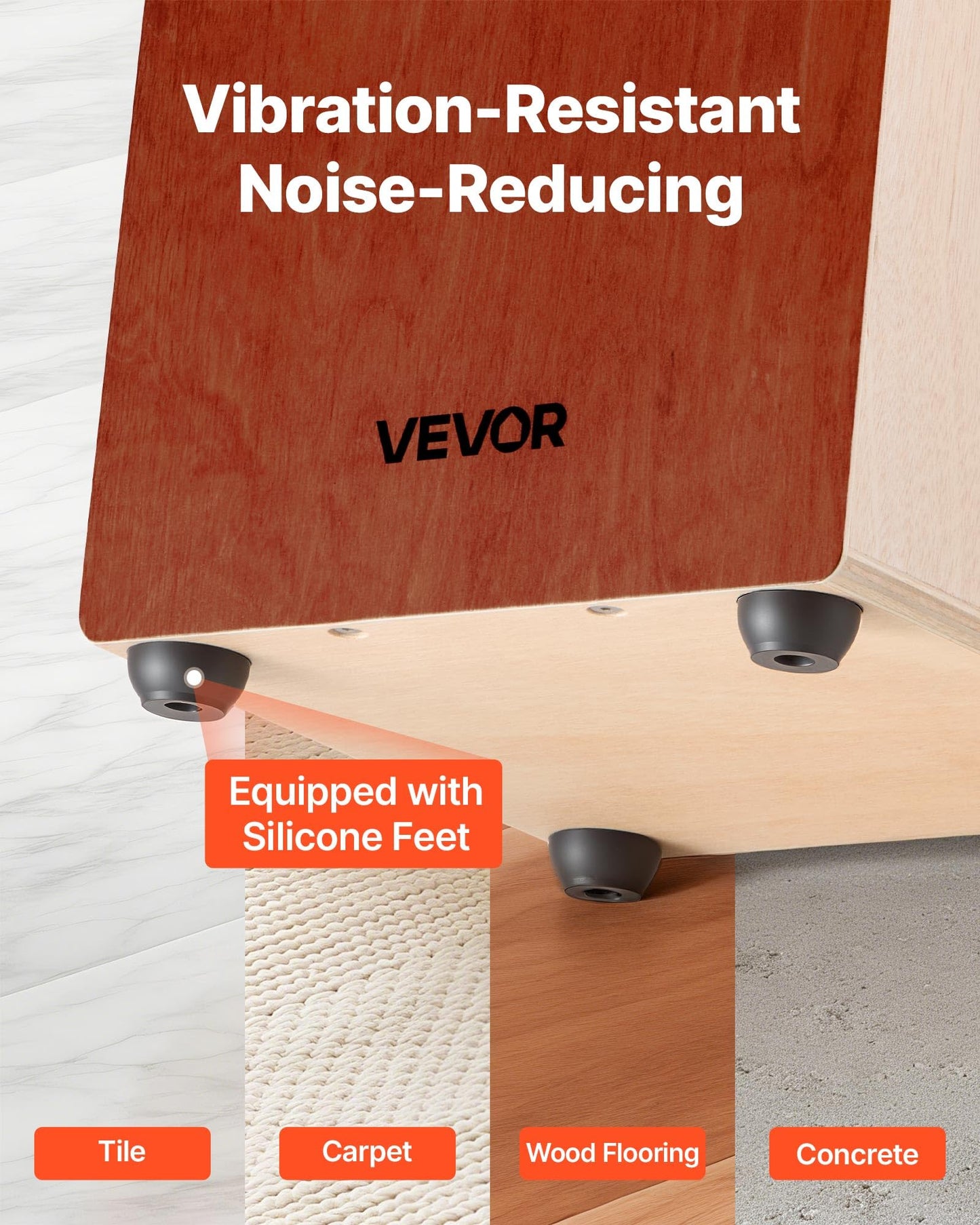 Vevor Cajon Box Drum, With Internal Guitar Strings, Lightweight Wooden Percussion Box, Portable Birch Wood Drum Musical Instrume