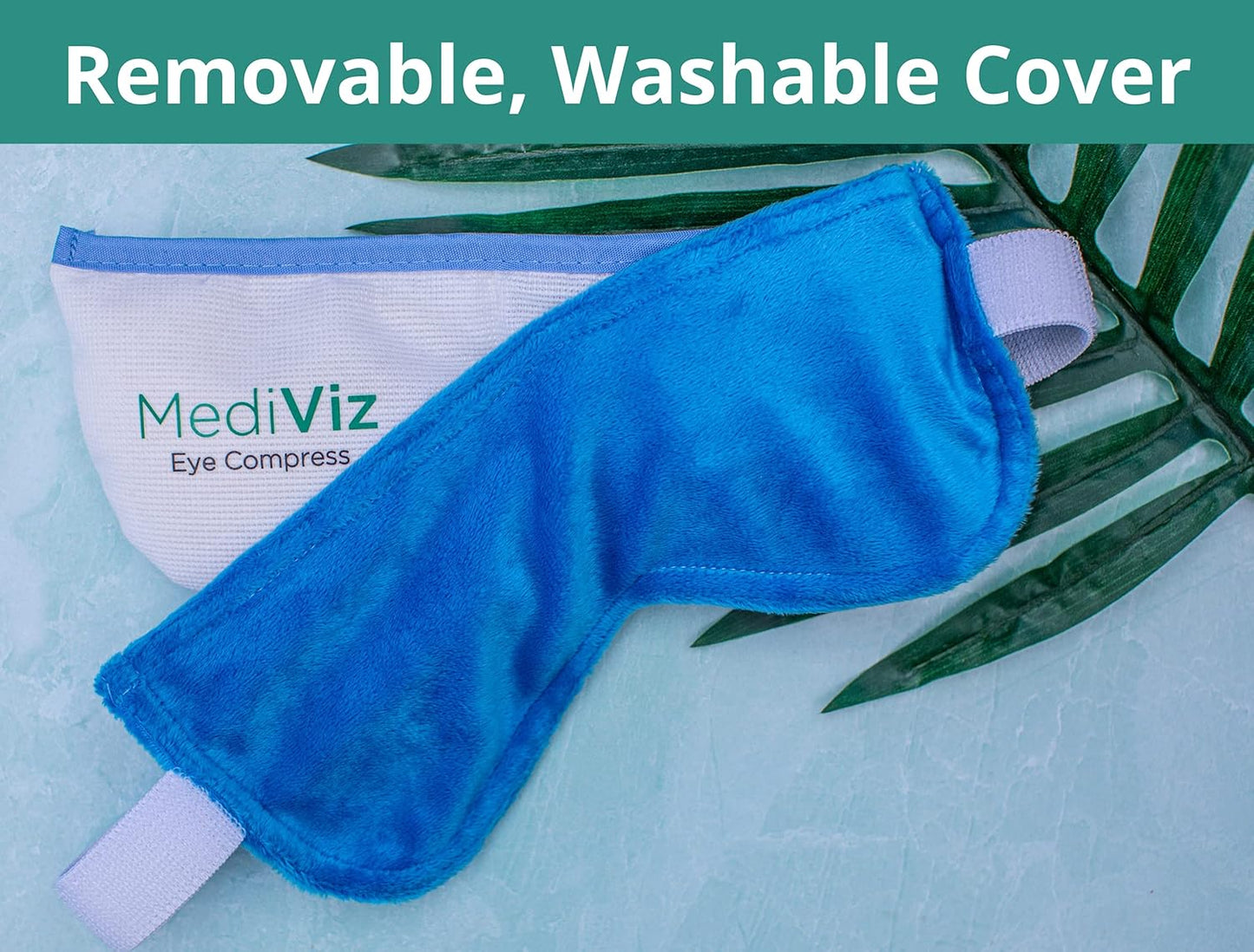 Warm Compress Eye Mask - Moist Heat Compress for Irritated Eyes and Eyelid Lumps and Bumps