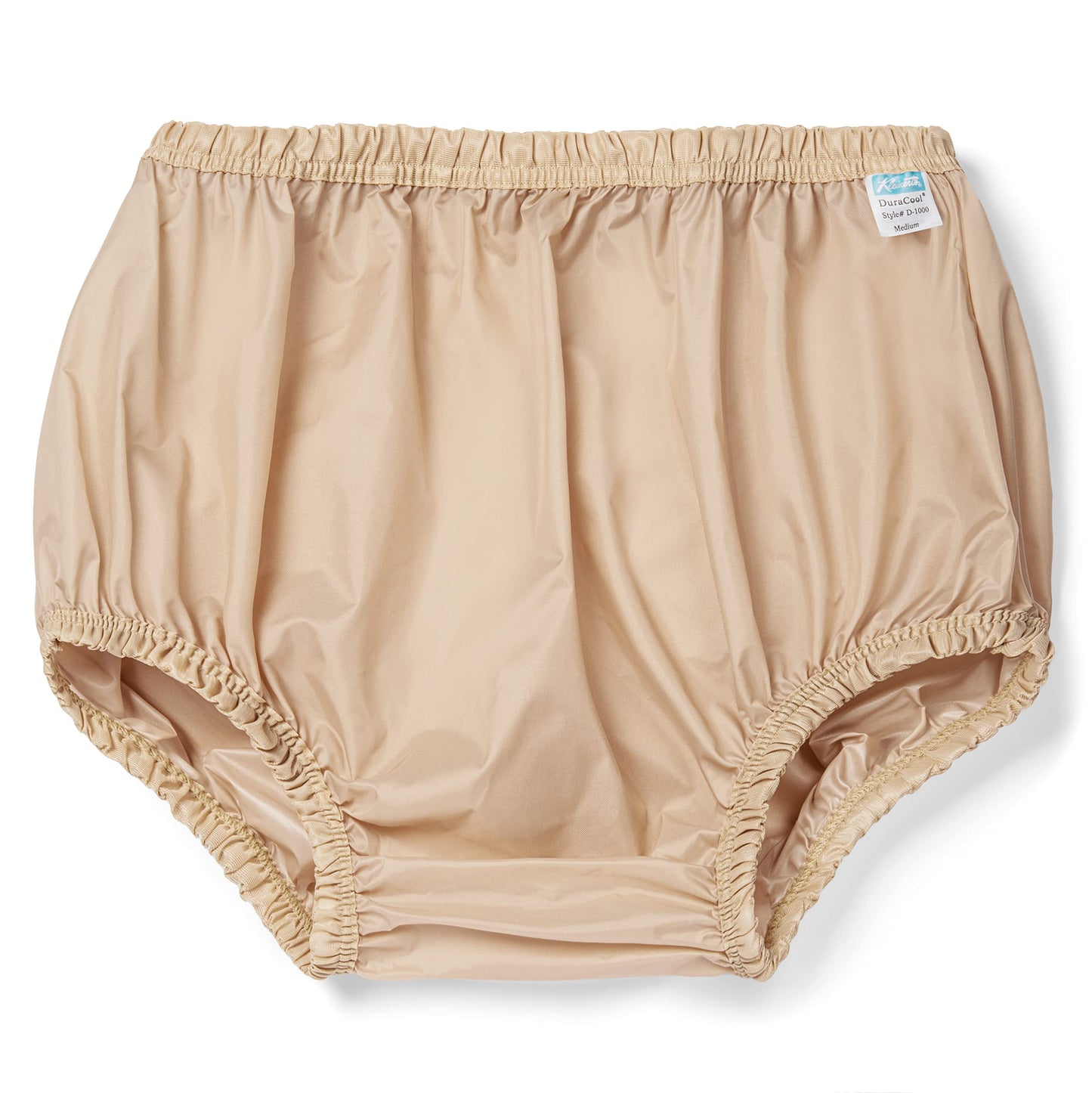 Incontinence Leak-Protection, Washable Pull-On Cover Pant, Advanced Duralite-Cool-Lightweight-Durable- Kleinert's (Beige, Large)