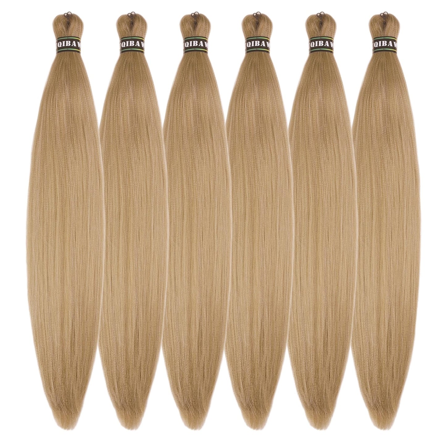 Brown Blonde Braiding Hair Pre stretched Box Braiding Hair Extensions Feed in Braids 26 inch