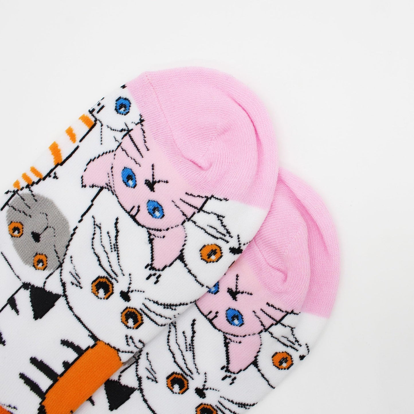 BLBJYPZX Cat Socks for Women Girls， Fun Novelty Cute Funky Cool Crazy Cute Silly Crew calf Cotton Socks, Womens Gift
