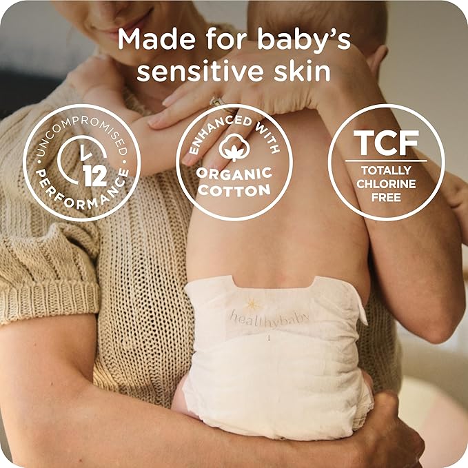 Our Diapers | Environmentally Friendly | Hypoallergenic | Soft Organic Cotton Outer Layer | Chlorine Free | Size 3 (240 Diapers)