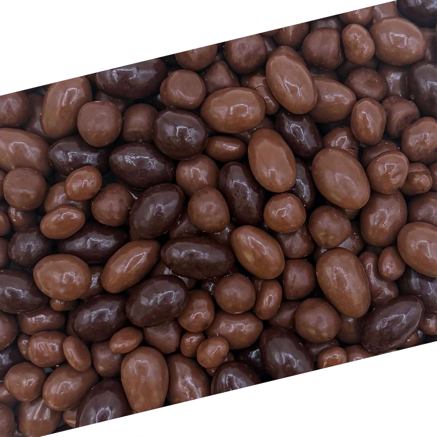 Bridge Mix | 2 Pound Bag | Dark and Milk Chocolate Covered Almonds, Milk Chocolate Covered Raisins and Mango Candy