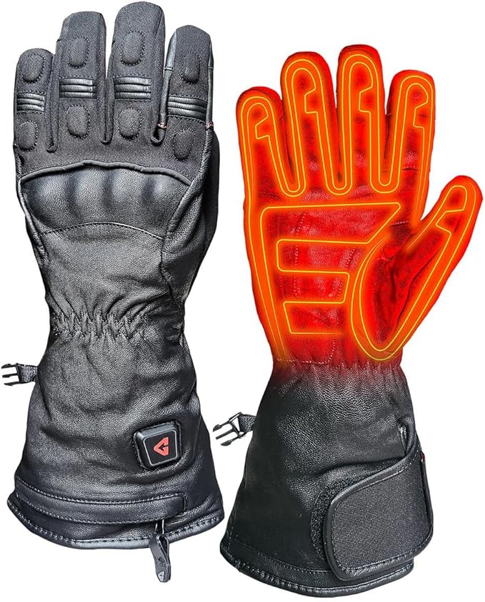 Gerbing 7V Hard Knuckle Battery Heated Gloves