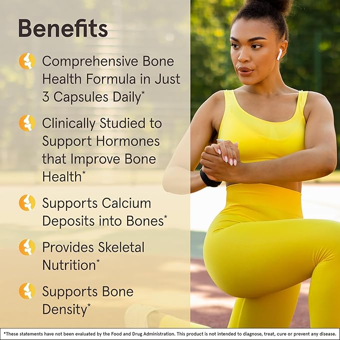 Jarrow Formulas BoneUp Three Per Day For Bone Support and Skeletal Nutrition, Includes Vitamin D3, K2 (as MK-7) and 1000 mg of Calcium Per Day, 180 Capsules, 60 Day Supply