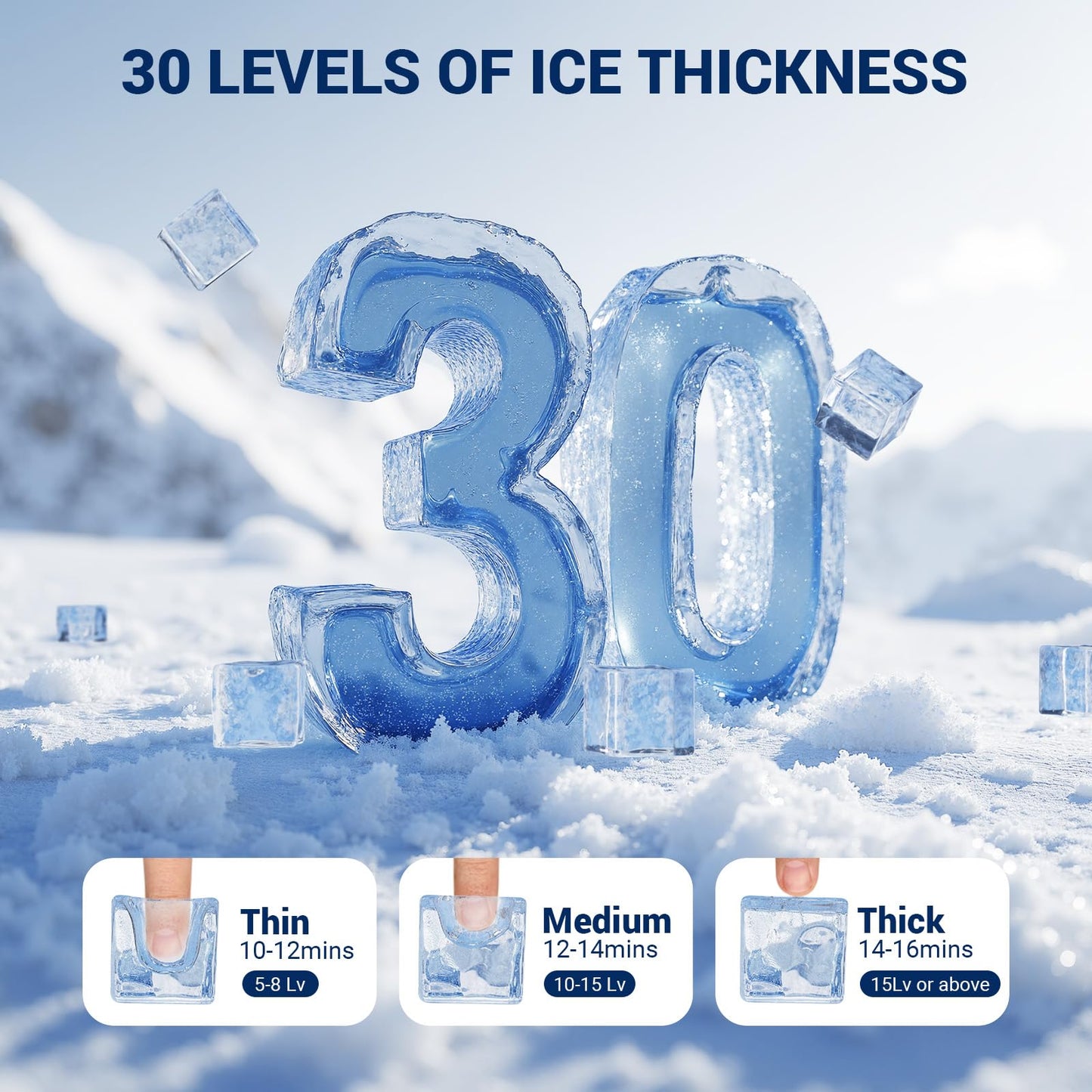 Commercial Ice Maker, 760 LBS/24h with 560 LBS Storage Bin, 156 Ice Cubes Ready in 5-15 min, Self Cleaning Stainless Steel Industrial Ice Machine for Bar Restaurant Cafe