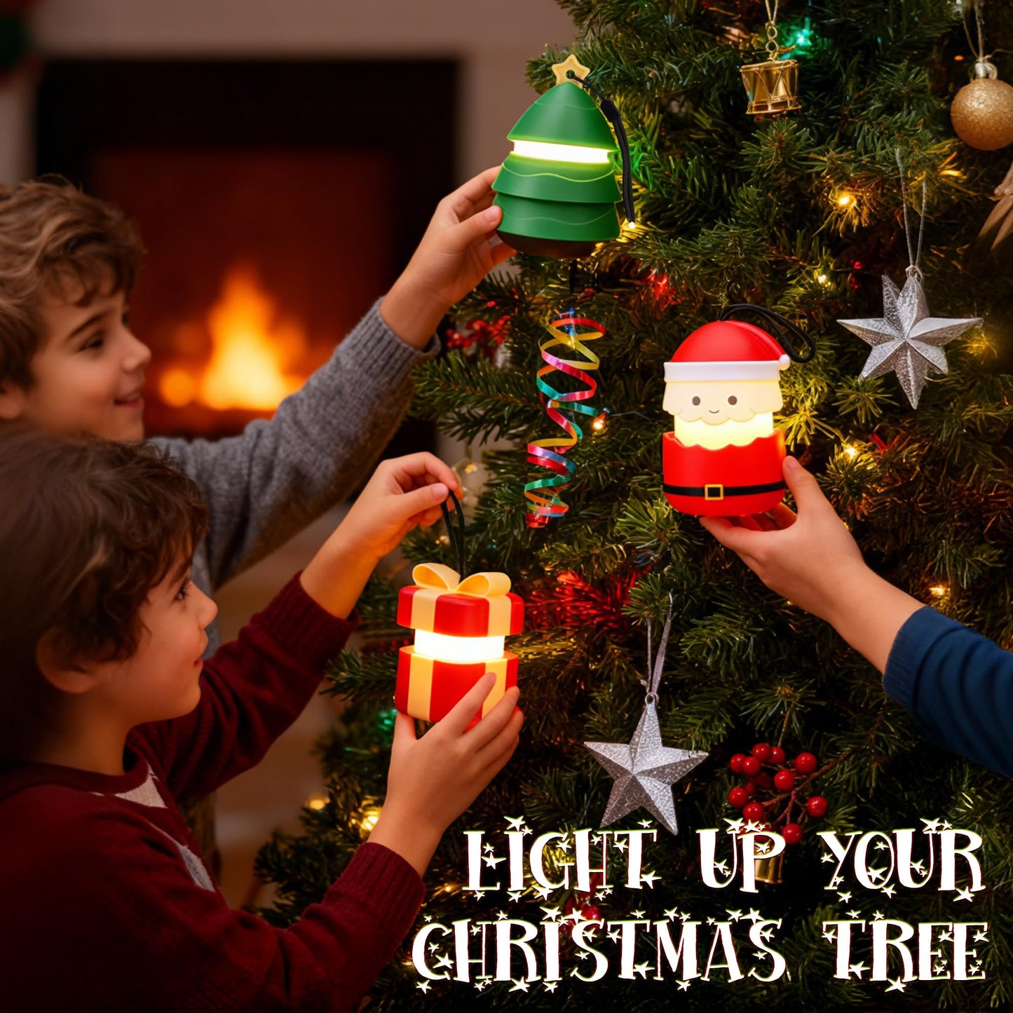 Christmas Gift Everbrite Santa Claus Lantern 3 Pack  5 Light Modes Holiday Decoration Presents For Women And Men  Aaa Batteries Contained Stocking Stuffers  Christmas Lights Indoor & Outdoor