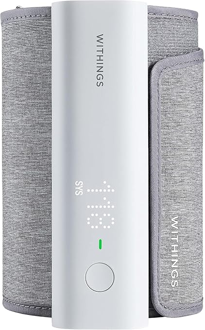 Withings BPM Connect - Digital Blood Pressure Cuff & Heart Rate Monitor - Blood Pressure Machine Arm Cuff, FDA Cleared, FS...