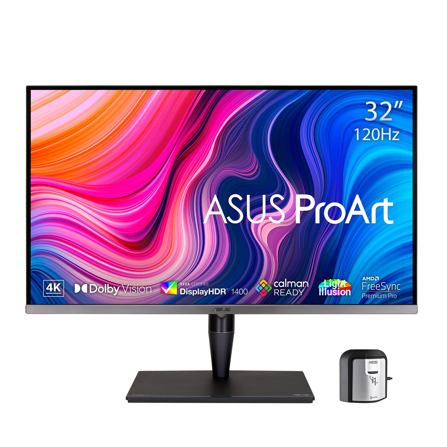 Asus Proart Display 32    4K Hdr Computer Monitor (Pa32Ucg-K) - Uhd (3840 X 2160), Mini-Led Ips, 1600Nits, 120Hz, 10-Bit, Thunde