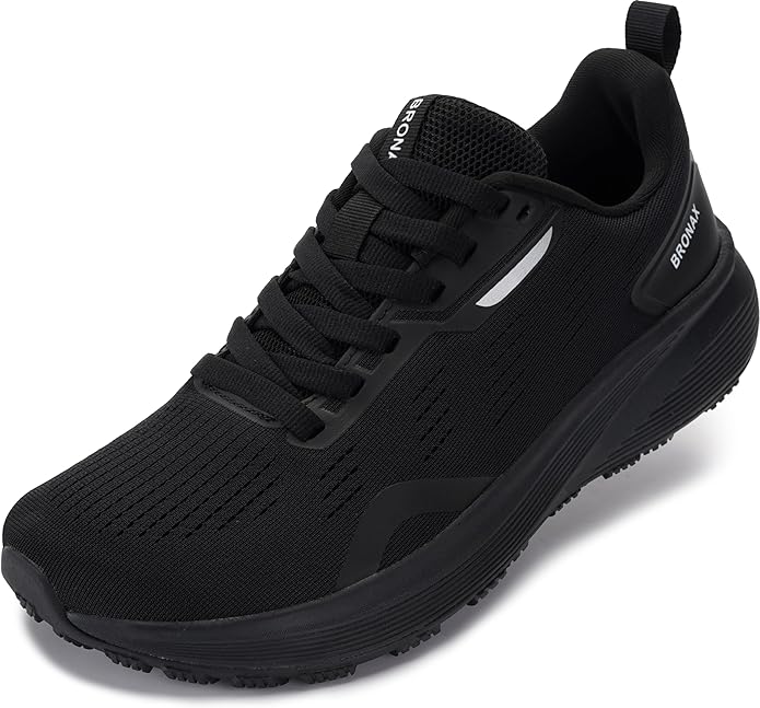 BRONAX Men's Wide Toe Box Running Shoes | Natural Foot Shape Tennis Sneakers