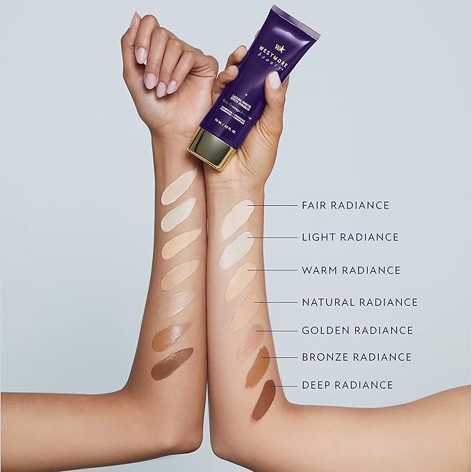 Westmore Beauty Body Coverage Perfector – Waterproof Leg & Body Makeup - Tattoo Cover Up Makeup - 7 Oz (Fair Radiance)