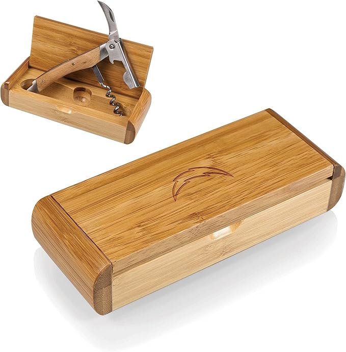 NFL Houston Texans Elan Engraved Tool Set, One Size, Bamboo