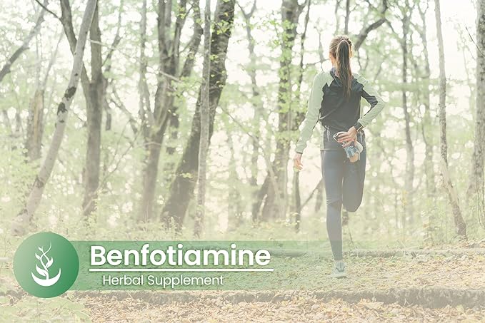 PURE ORIGINAL INGREDIENTS Benfotiamine, (100 Capsules) Always Pure, No Additives Or Fillers, Lab Verified
