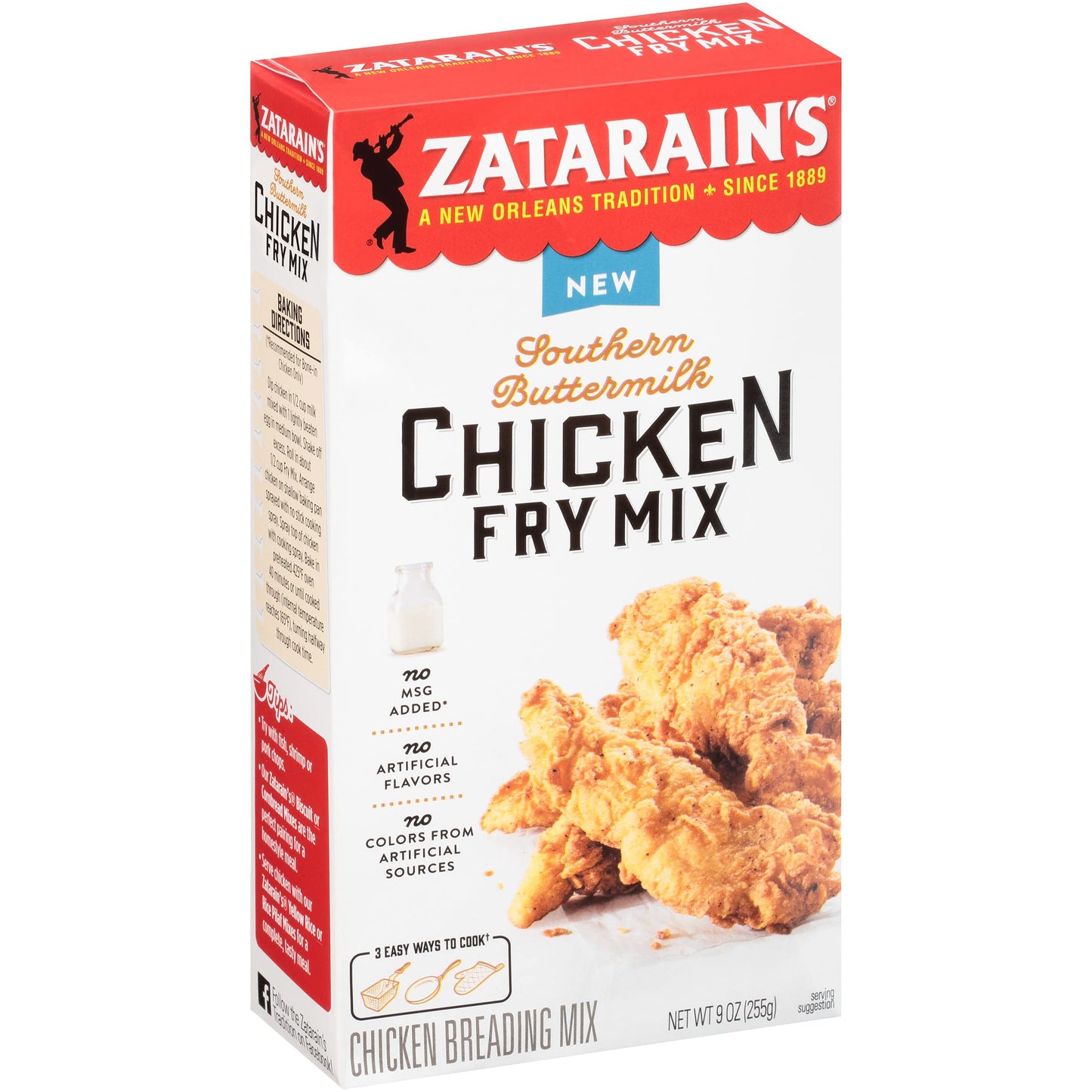 Zatarains Southern Buttermilk Chicken Fry Mix, 9 oz