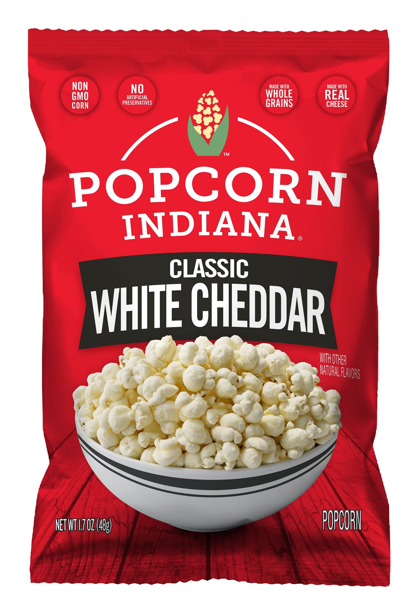 Popcorn Indiana Classic White Cheddar (6 Count - 1.7 Oz Each)
