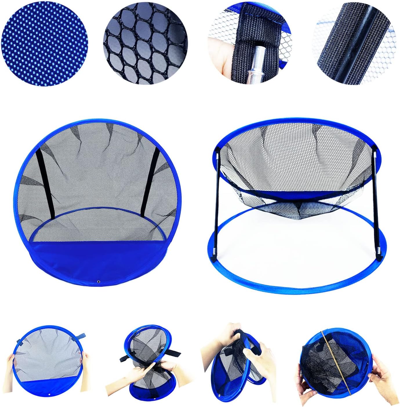 Golf Chipping Net for Backyard, Pop Up Chipping Practice Net with Balls Hitting Mat, Adults and Teens - Portable Golf Course Play Outdoor, Indoor, Camping, Lawn, Beach, Yard, Gifts