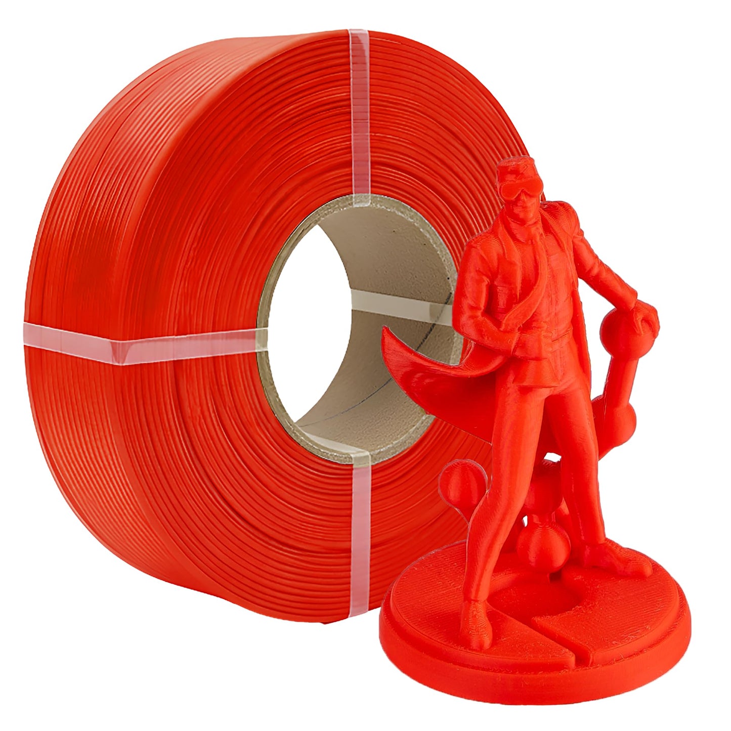 Polymaker Panchroma Refill Spool Red PLA 3D Printing Filament Refill, Compatible with All Reusable Spools and All Major FDM 3D P