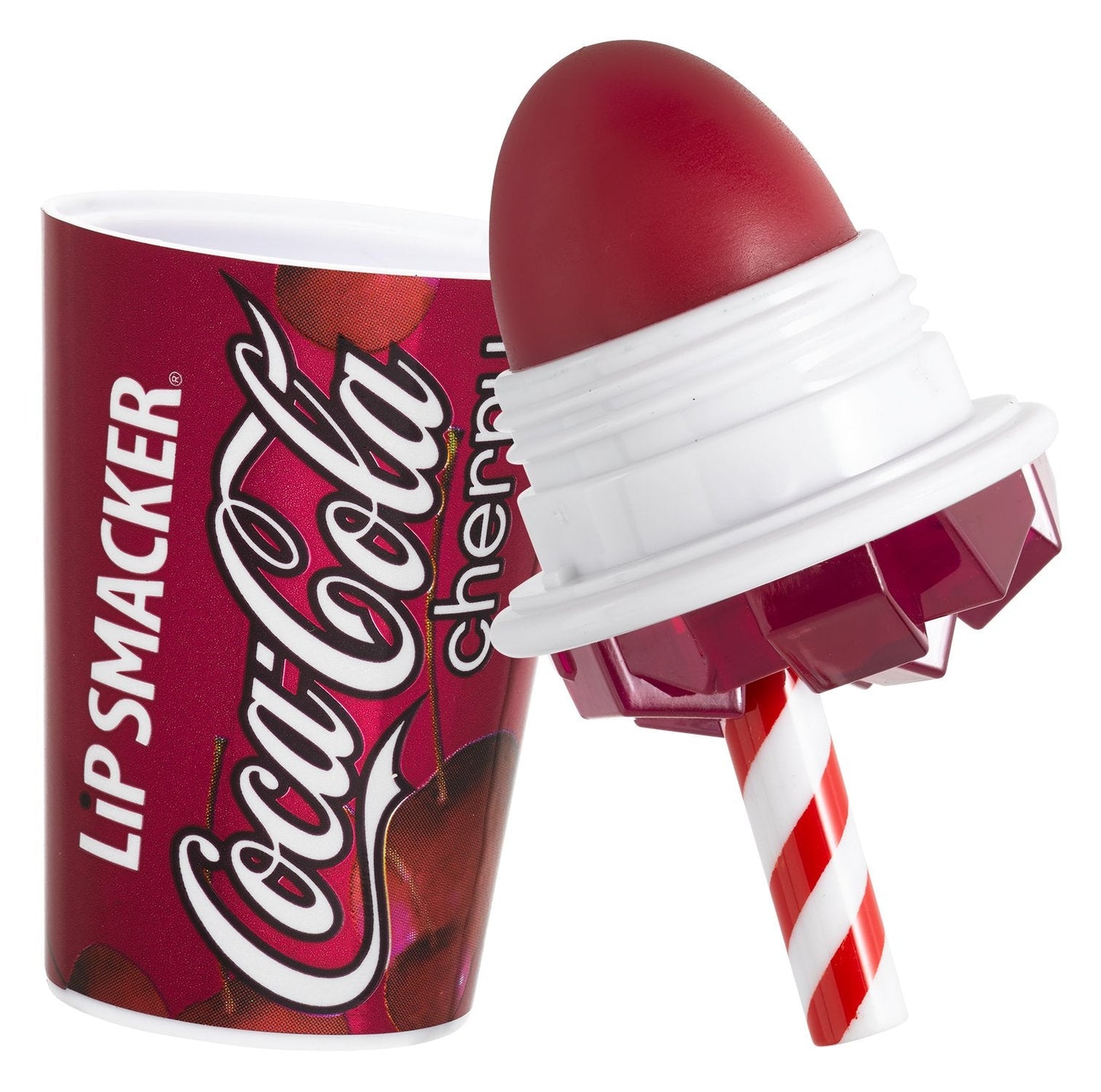 Lip Smackers Coca Cola Flavored Lip Balm, Coke Cup, Cherry Coke Flavor, Lip Care, For Kids, Women, Men