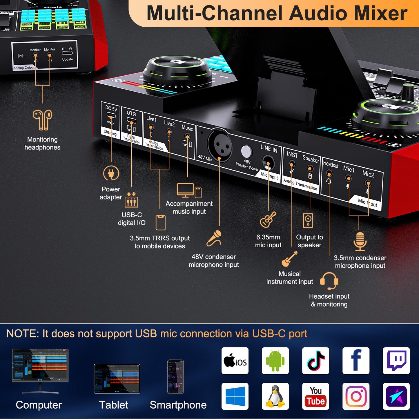 Neculogy G10 Podcast Equipment Bundle, Bm-800 Condenser With Voice Changer, Recording Studio Package - Podcast Microphone Bundle