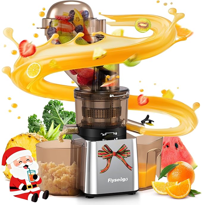 Commercial 300W Cold Press Juicer Machines - Dual Outlet for Juice & Pulp, High Yield, Masticating Juicers, Heavy Duty Stainless Steel, Quiet Motor, Easy Clean for Restaurants, Bars
