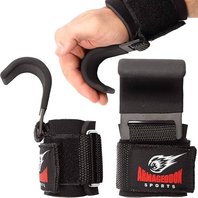 Premium Deadlift Straps, Weight Lifting Grips, Weight Lifting Hooks, Gym Grip Straps, Wrist Grips Weight Lifting, Pull Up ...