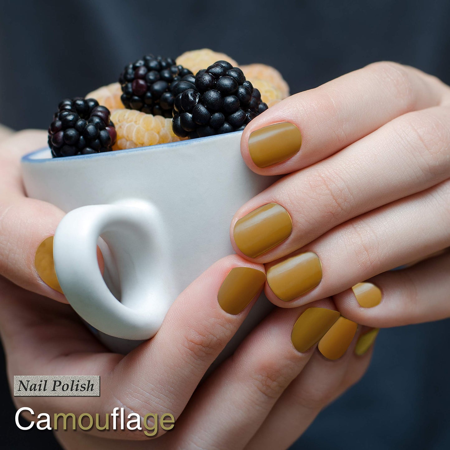 Karma Naturals Nail Polish - Non-Toxic, Vegan & Cruelty-Free (Camouflage, 0.43 fl oz)