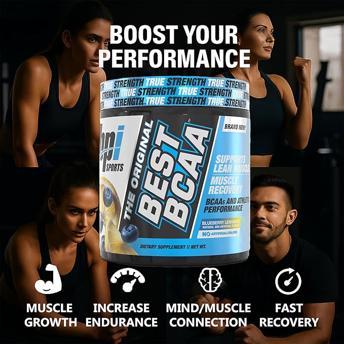 BPI Sports Best BCAA Powder - Muscle Recovery Support - Branched Chain Amino Acids | Building Blocks of Protein and Muscle - Post Workout Recovery – Hydration - Passion Fruit, 30 Servings